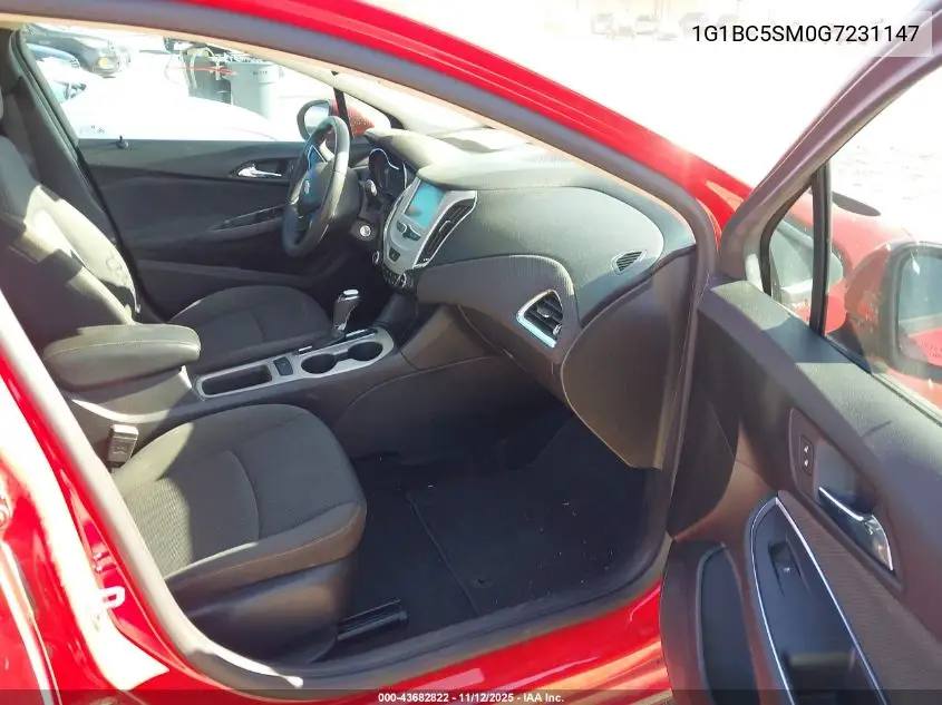 1G1BC5SM0G7231147 2016 Chevrolet Cruze Ls Auto
