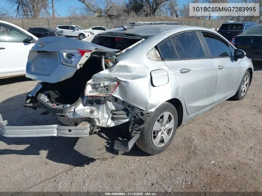 1G1BC5SM6G7283995 2016 Chevrolet Cruze Ls Auto
