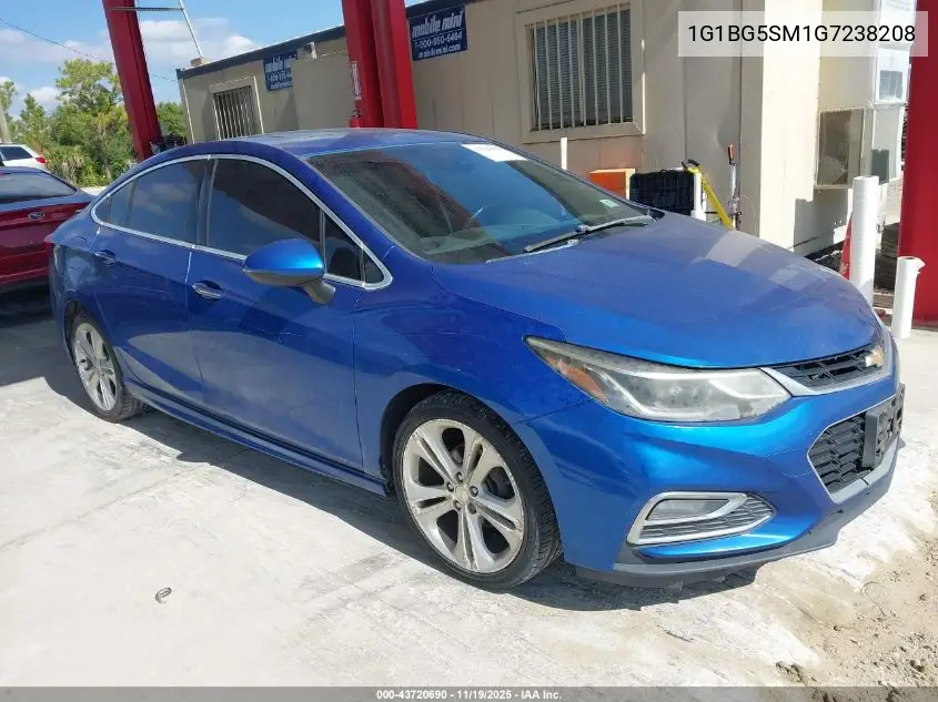 1G1BG5SM1G7238208 2016 Chevrolet Cruze Premier Auto
