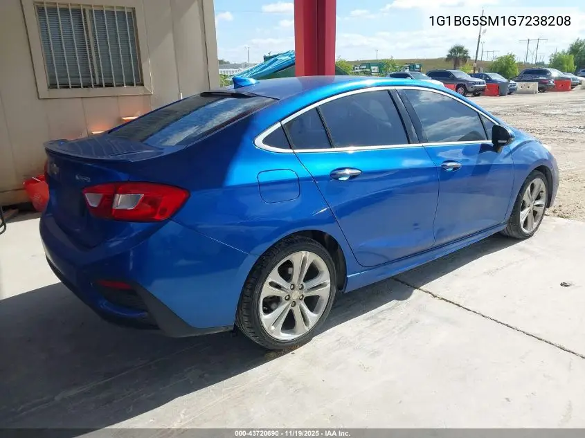 1G1BG5SM1G7238208 2016 Chevrolet Cruze Premier Auto