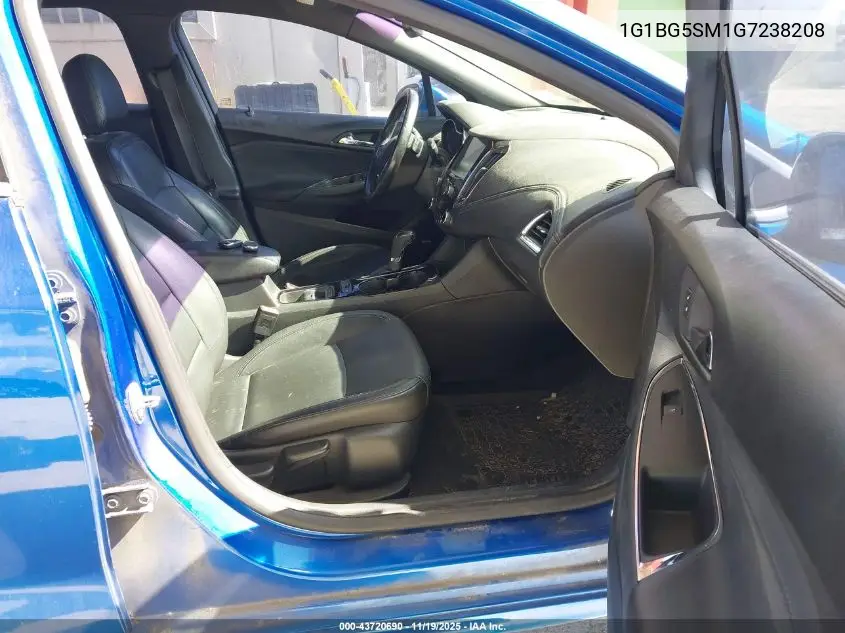 1G1BG5SM1G7238208 2016 Chevrolet Cruze Premier Auto
