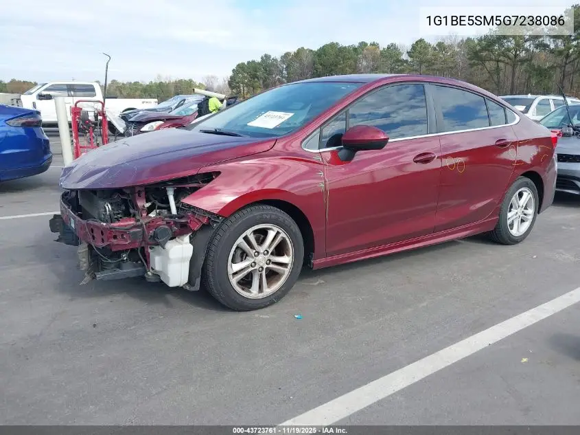 1G1BE5SM5G7238086 2016 Chevrolet Cruze Lt Auto