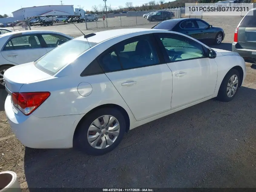 1G1PC5SH8G7172311 2016 Chevrolet Cruze Limited Ls Auto