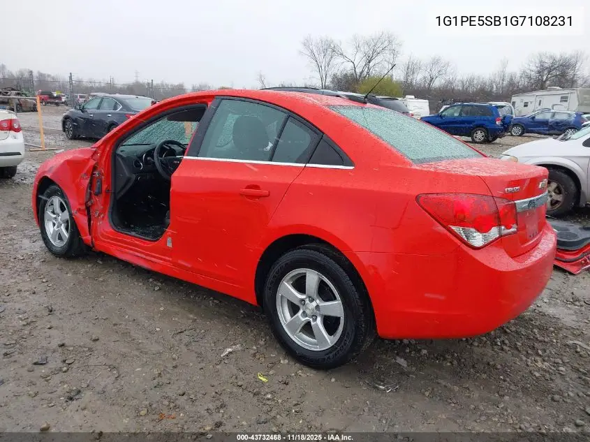 1G1PE5SB1G7108231 2016 Chevrolet Cruze Limited 1Lt Auto