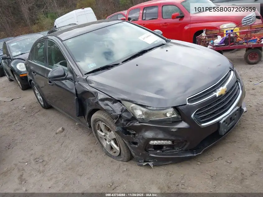 1G1PE5SB0G7203959 2016 Chevrolet Cruze Limited 1Lt Auto