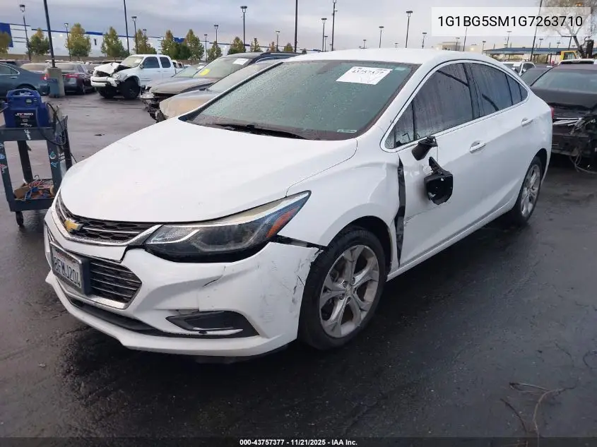 1G1BG5SM1G7263710 2016 Chevrolet Cruze Premier Auto