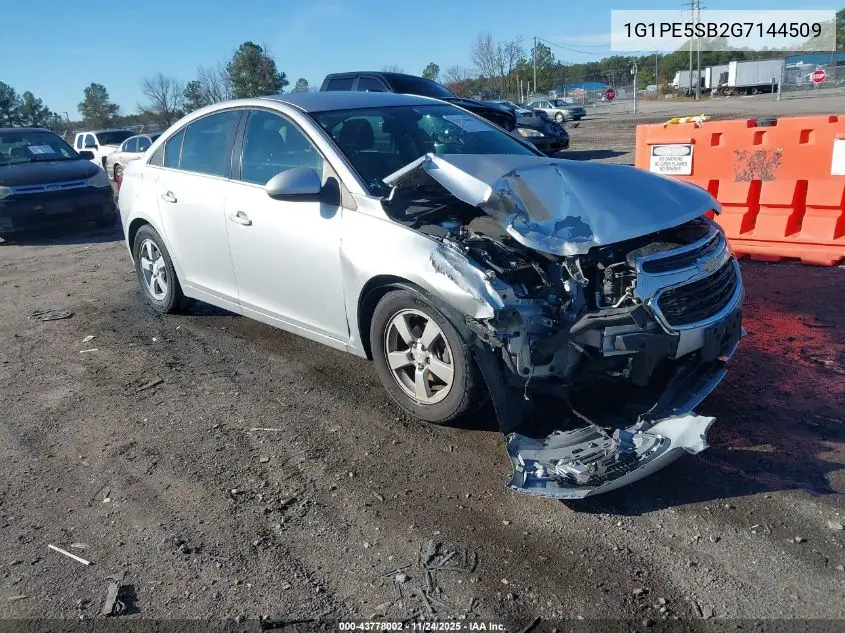 1G1PE5SB2G7144509 2016 Chevrolet Cruze Limited 1Lt Auto