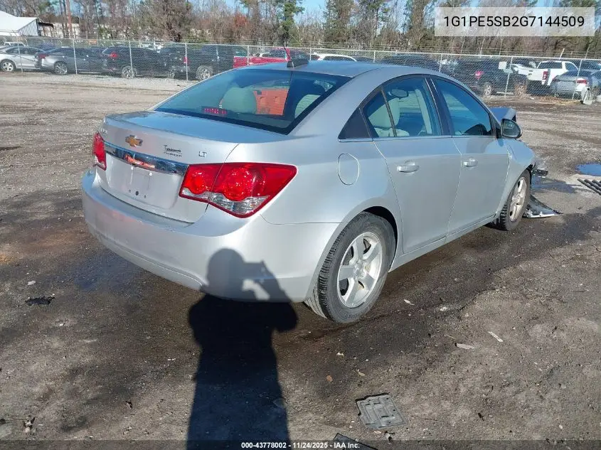1G1PE5SB2G7144509 2016 Chevrolet Cruze Limited 1Lt Auto