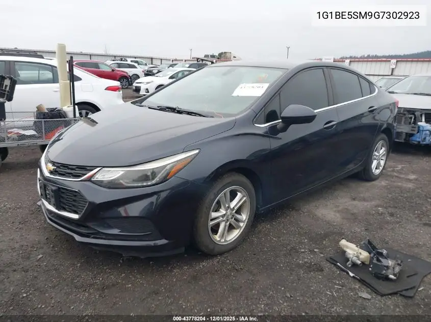 1G1BE5SM9G7302923 2016 Chevrolet Cruze Lt Auto