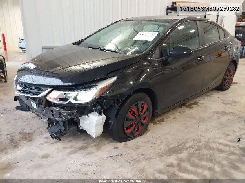 1G1BC5SM3G7259282 2016 Chevrolet Cruze Ls Auto