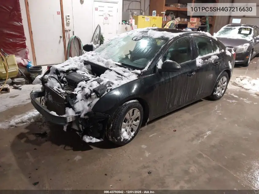 1G1PC5SH4G7216630 2016 Chevrolet Cruze Limited Ls Auto