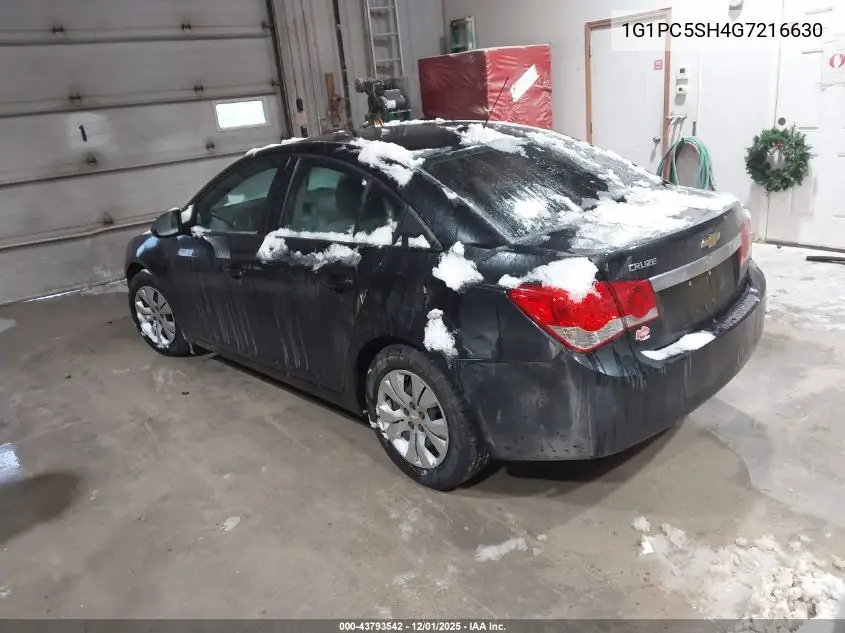 1G1PC5SH4G7216630 2016 Chevrolet Cruze Limited Ls Auto