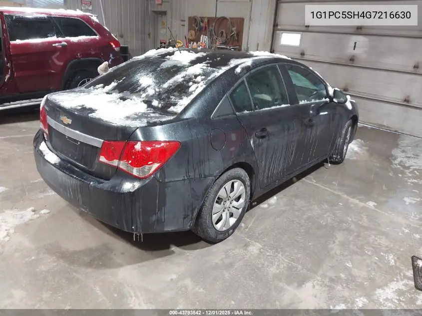 1G1PC5SH4G7216630 2016 Chevrolet Cruze Limited Ls Auto