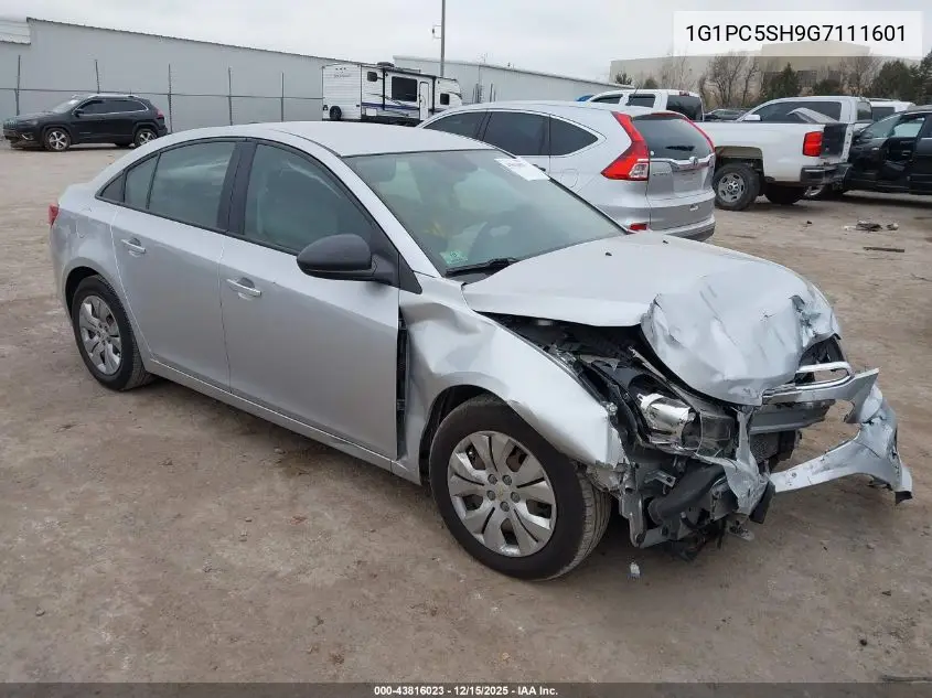 1G1PC5SH9G7111601 2016 Chevrolet Cruze Limited Ls Auto