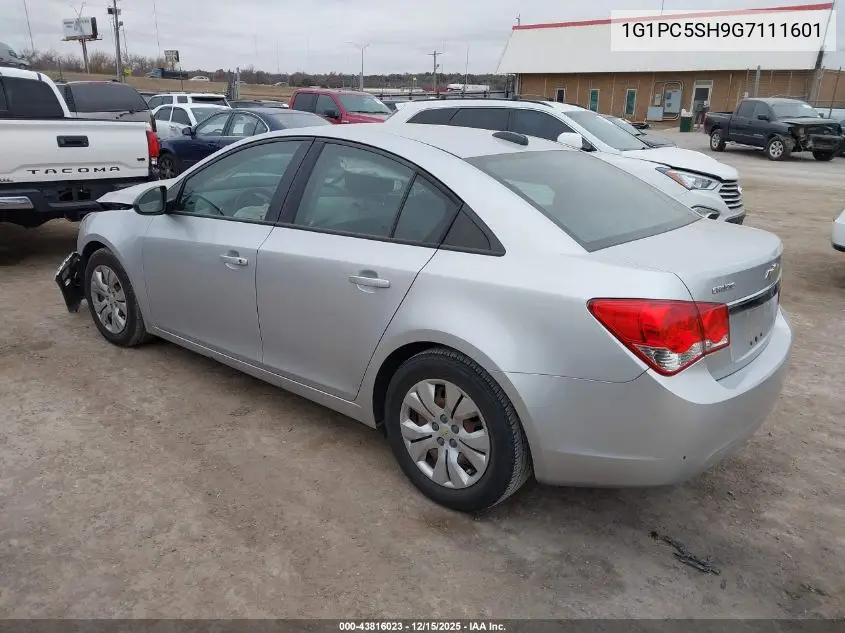 1G1PC5SH9G7111601 2016 Chevrolet Cruze Limited Ls Auto