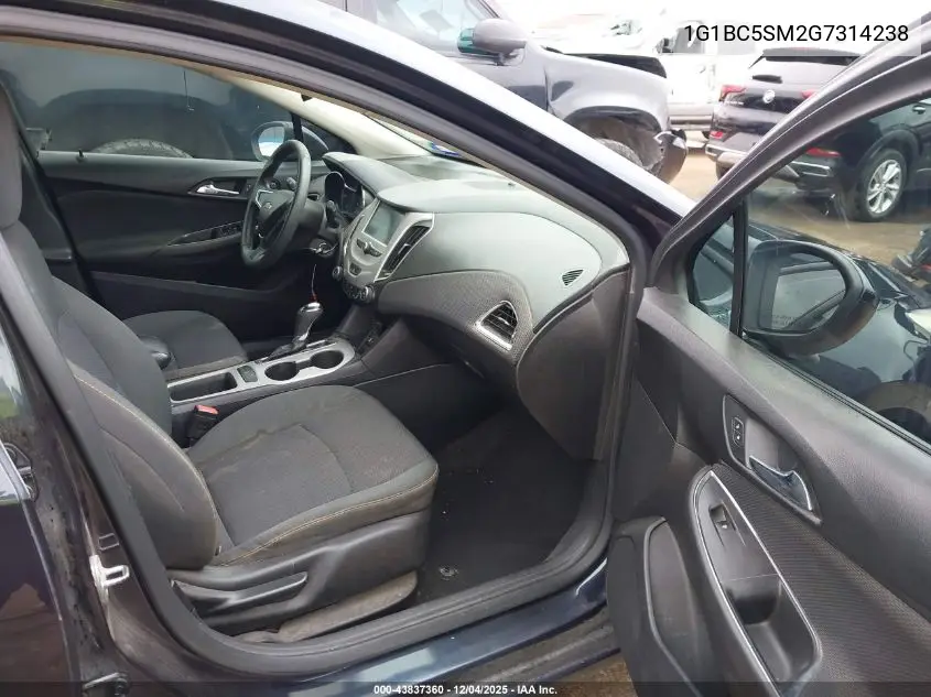 1G1BC5SM2G7314238 2016 Chevrolet Cruze Ls Auto