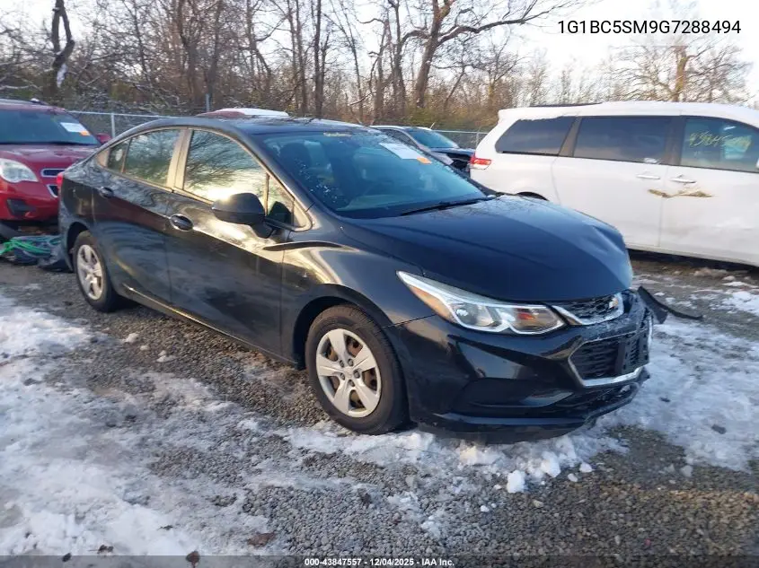 1G1BC5SM9G7288494 2016 Chevrolet Cruze Ls Auto