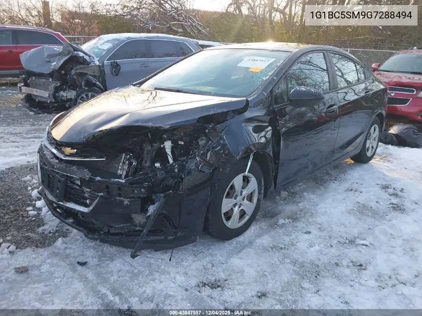 1G1BC5SM9G7288494 2016 Chevrolet Cruze Ls Auto
