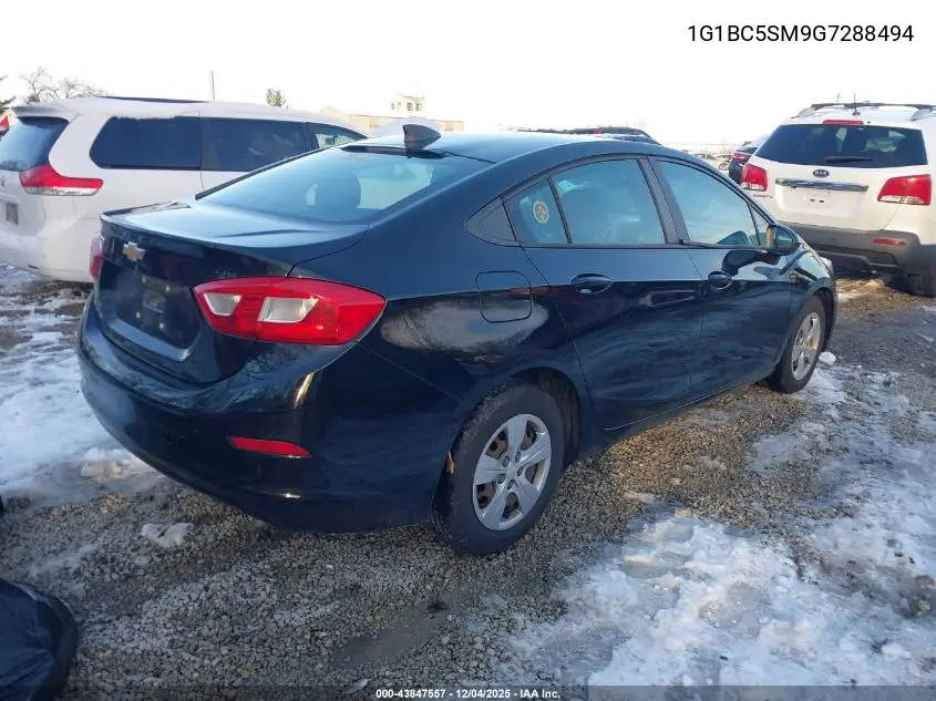 1G1BC5SM9G7288494 2016 Chevrolet Cruze Ls Auto