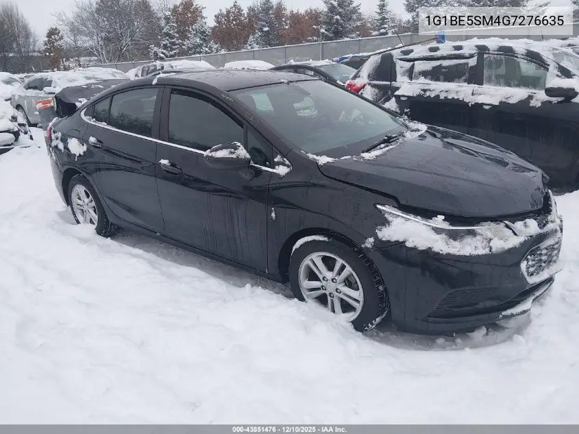 1G1BE5SM4G7276635 2016 Chevrolet Cruze Lt Auto