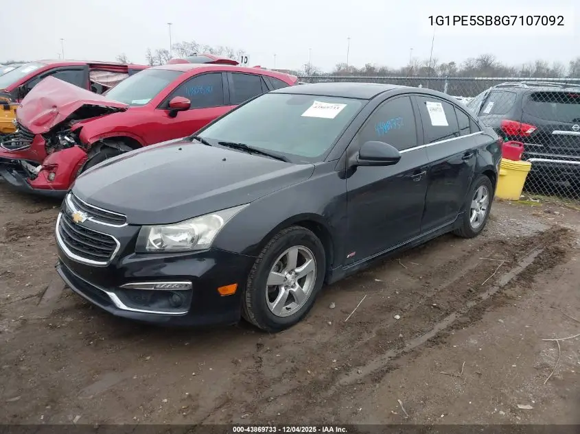 1G1PE5SB8G7107092 2016 Chevrolet Cruze Limited 1Lt Auto