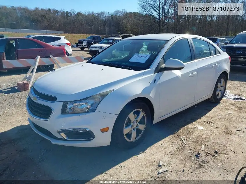 1G1PE5SB1G7107273 2016 Chevrolet Cruze Limited 1Lt Auto