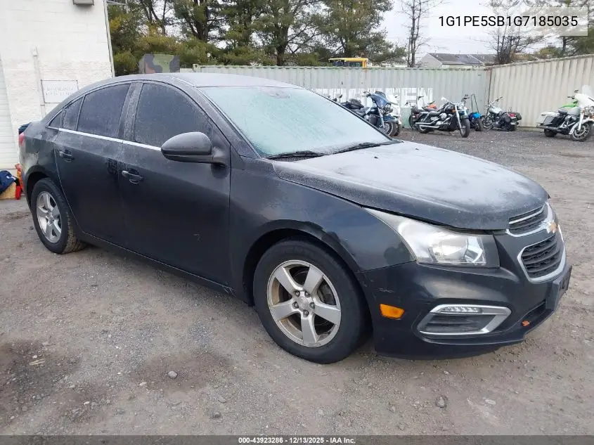 1G1PE5SB1G7185035 2016 Chevrolet Cruze Limited 1Lt Auto