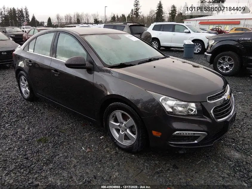 1G1PE5SB0G7184409 2016 Chevrolet Cruze Limited 1Lt Auto