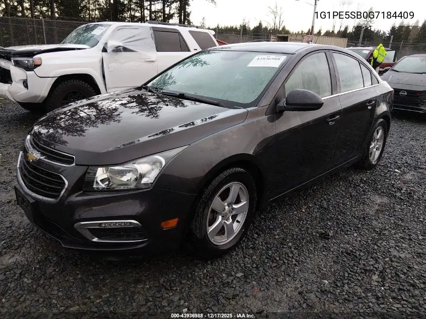 1G1PE5SB0G7184409 2016 Chevrolet Cruze Limited 1Lt Auto