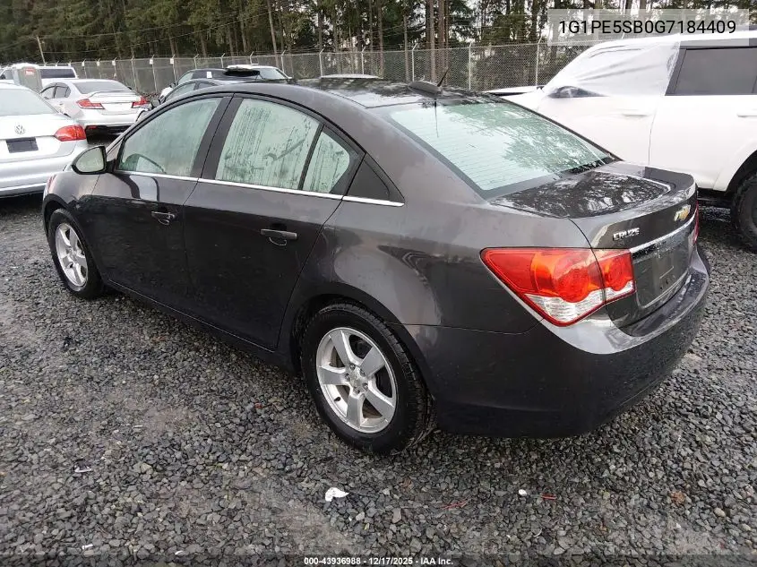 1G1PE5SB0G7184409 2016 Chevrolet Cruze Limited 1Lt Auto