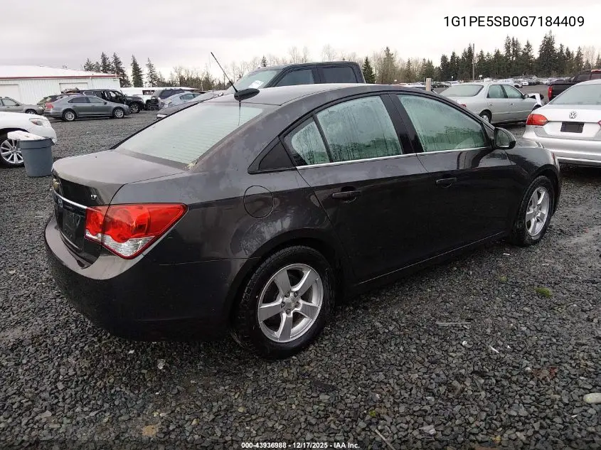 1G1PE5SB0G7184409 2016 Chevrolet Cruze Limited 1Lt Auto