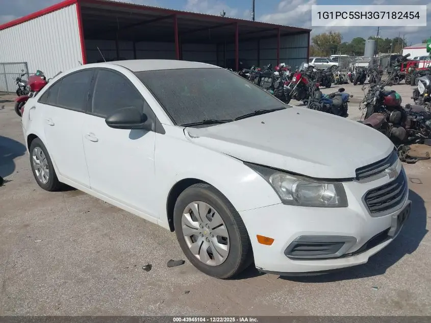 1G1PC5SH3G7182454 2016 Chevrolet Cruze Limited Ls Auto