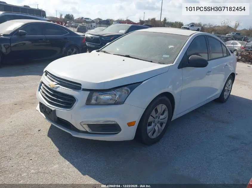 1G1PC5SH3G7182454 2016 Chevrolet Cruze Limited Ls Auto