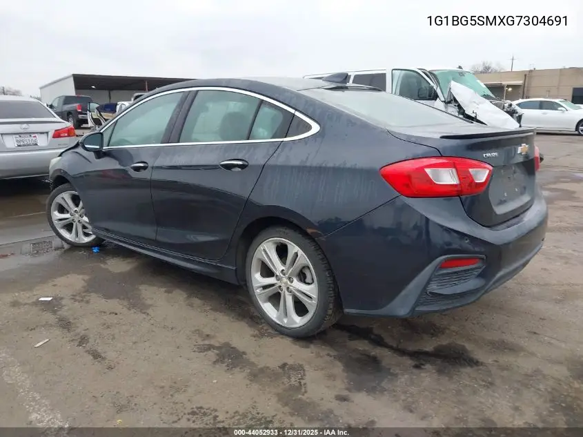 1G1BG5SMXG7304691 2016 Chevrolet Cruze Premier Auto