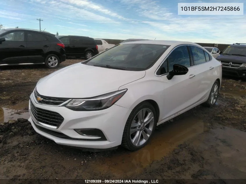 2017 Chevrolet Cruze Premier VIN: 1G1BF5SM2H7245866 Lot: 12109359