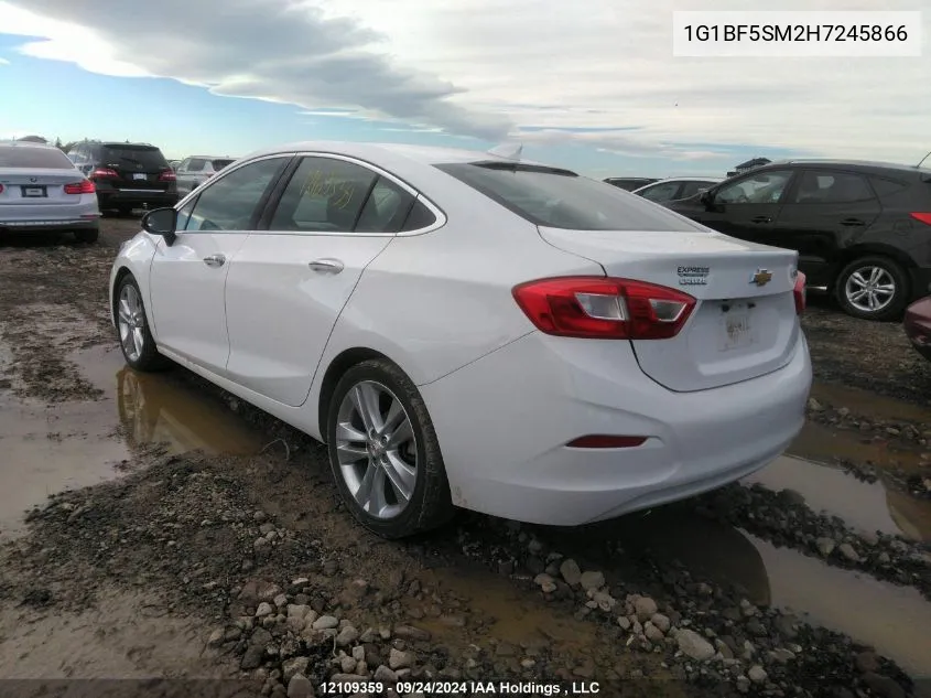 2017 Chevrolet Cruze Premier VIN: 1G1BF5SM2H7245866 Lot: 12109359