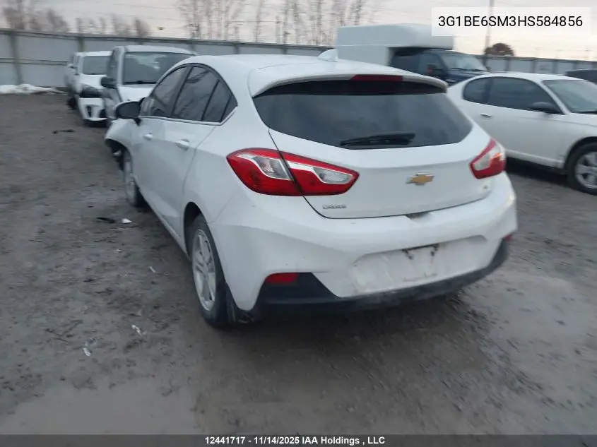 3G1BE6SM3HS584856 2017 Chevrolet Cruze Lt