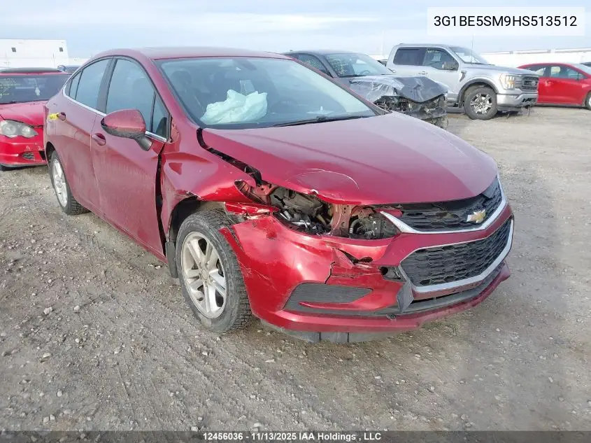 3G1BE5SM9HS513512 2017 Chevrolet Cruze Lt Auto