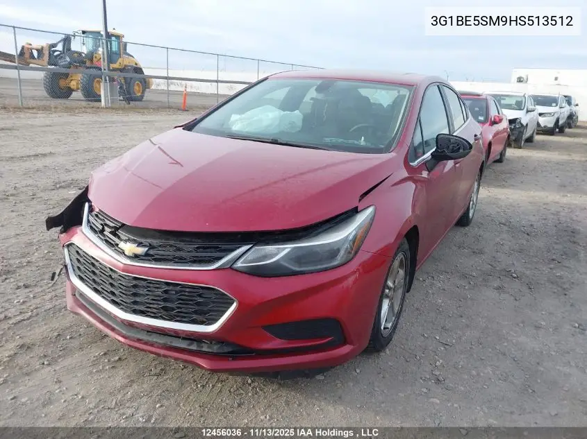 3G1BE5SM9HS513512 2017 Chevrolet Cruze Lt Auto