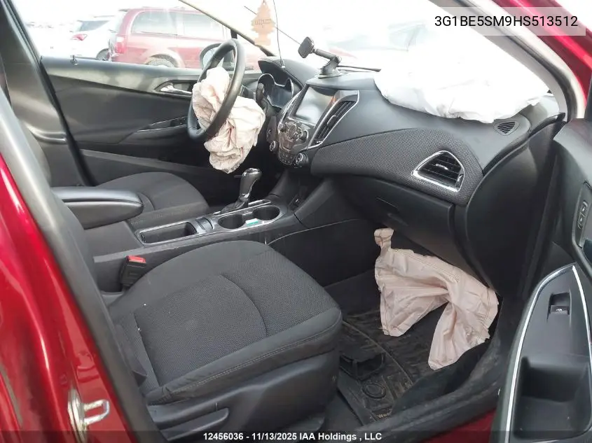 3G1BE5SM9HS513512 2017 Chevrolet Cruze Lt Auto