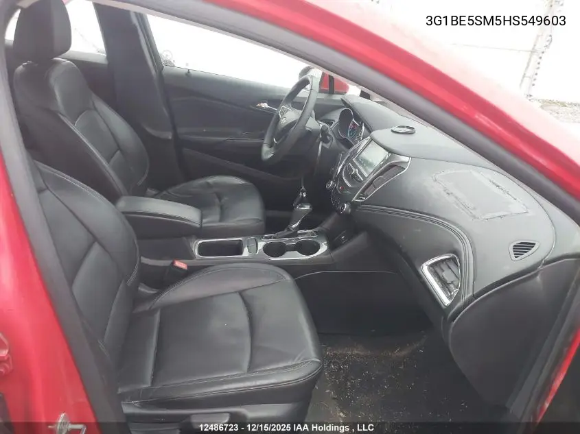 3G1BE5SM5HS549603 2017 Chevrolet Cruze Lt Auto