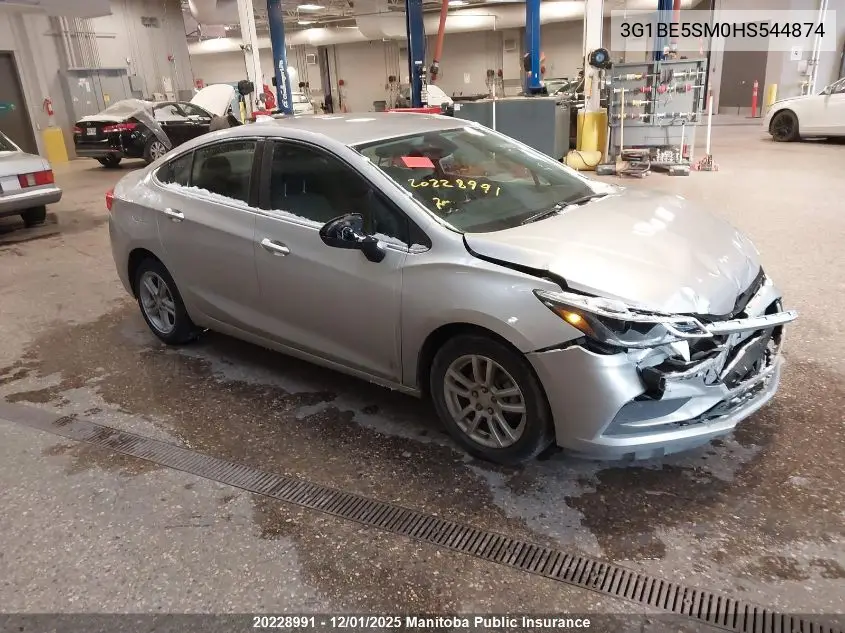 3G1BE5SM0HS544874 2017 Chevrolet Cruze Lt Turbo