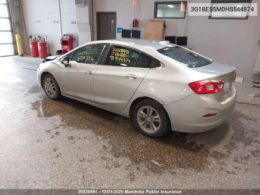 3G1BE5SM0HS544874 2017 Chevrolet Cruze Lt Turbo