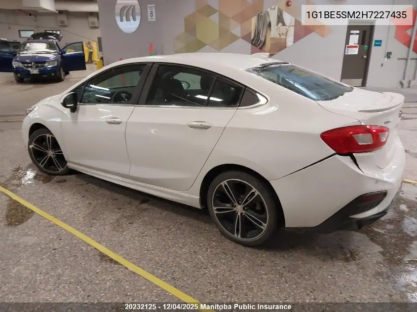 1G1BE5SM2H7227435 2017 Chevrolet Cruze Lt Turbo