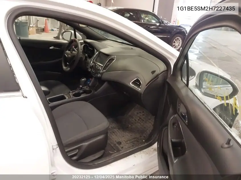 1G1BE5SM2H7227435 2017 Chevrolet Cruze Lt Turbo
