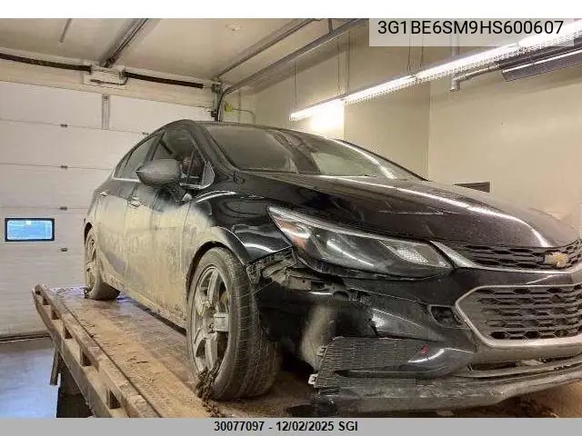 3G1BE6SM9HS600607 2017 Chevrolet Cruze Lt