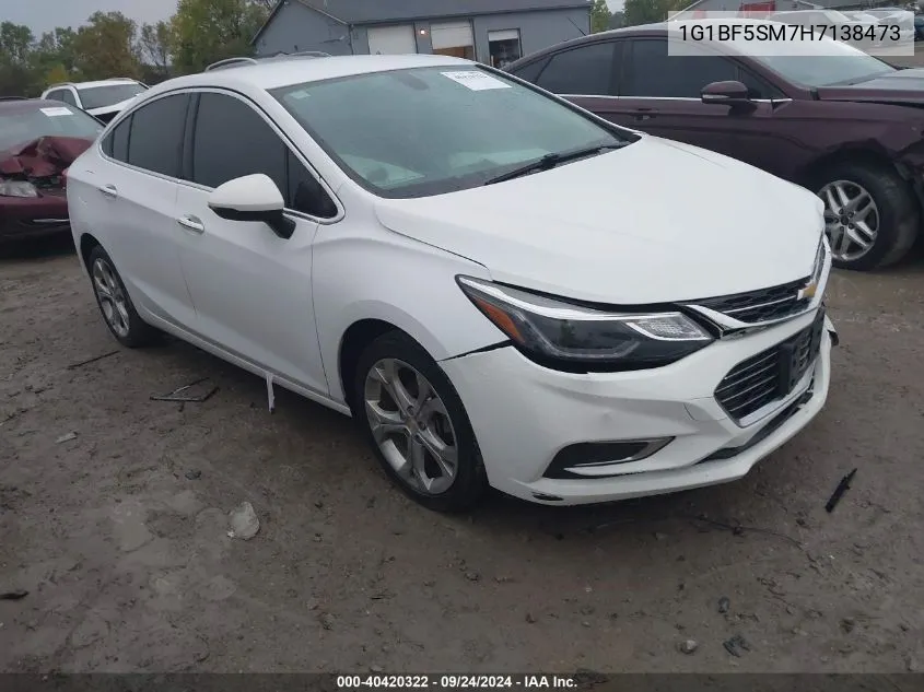 2017 Chevrolet Cruze Premier VIN: 1G1BF5SM7H7138473 Lot: 40420322