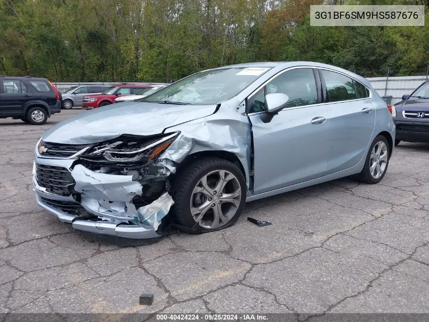 2017 Chevrolet Cruze Premier Auto VIN: 3G1BF6SM9HS587676 Lot: 40424224