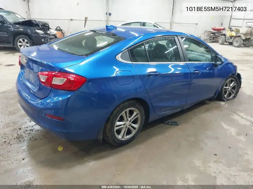 1G1BE5SM5H7217403 2017 Chevrolet Cruze Lt Auto