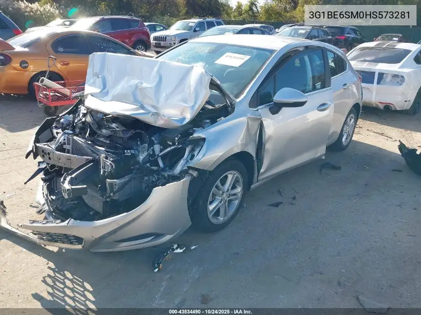 3G1BE6SM0HS573281 2017 Chevrolet Cruze Lt Auto